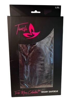 Tamela Mann Shapewear Shorts L/XL Black Everyday Control Hosiery NIP